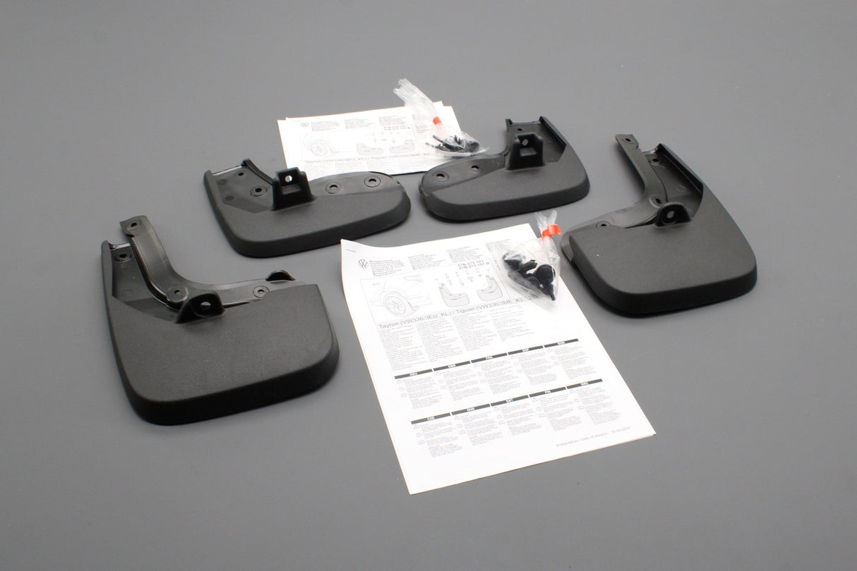 VW Tayron 2025-on accessory mud flaps (front & rear) 57N075111 / 57N075101