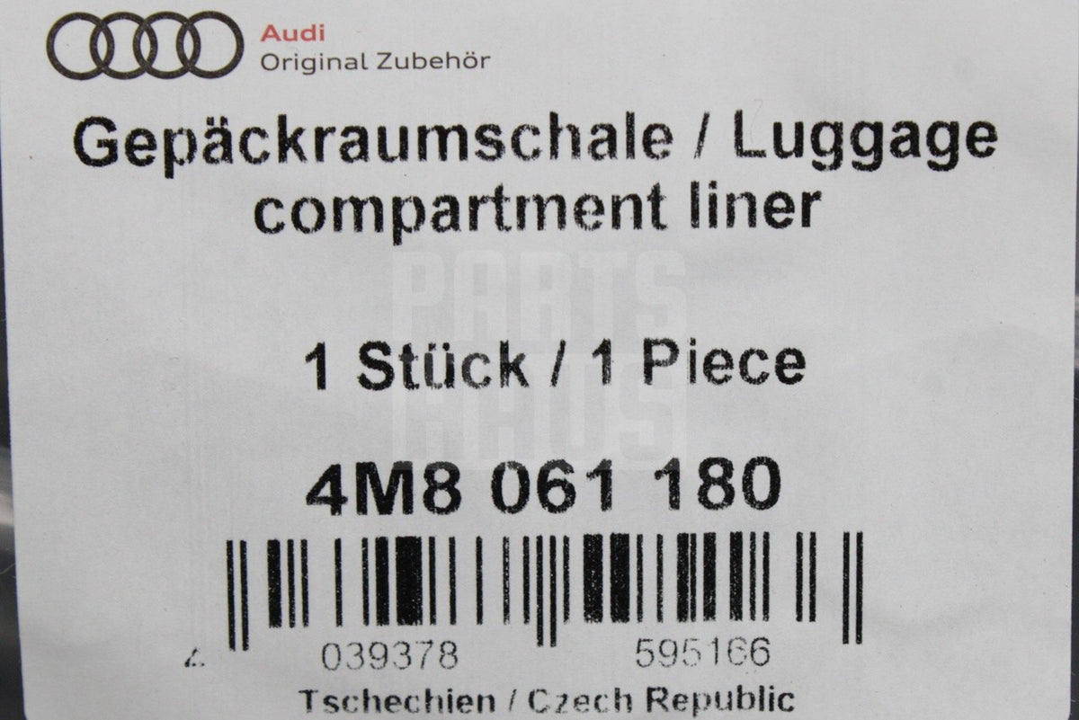Audi Q8 RSQ8 2019-on semi-rigid boot load liner cargo mat 4M8061180