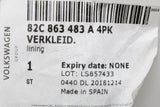 Audi A1 2019-on RHD a-pillar lower trim (left) 82C863483A 4PK