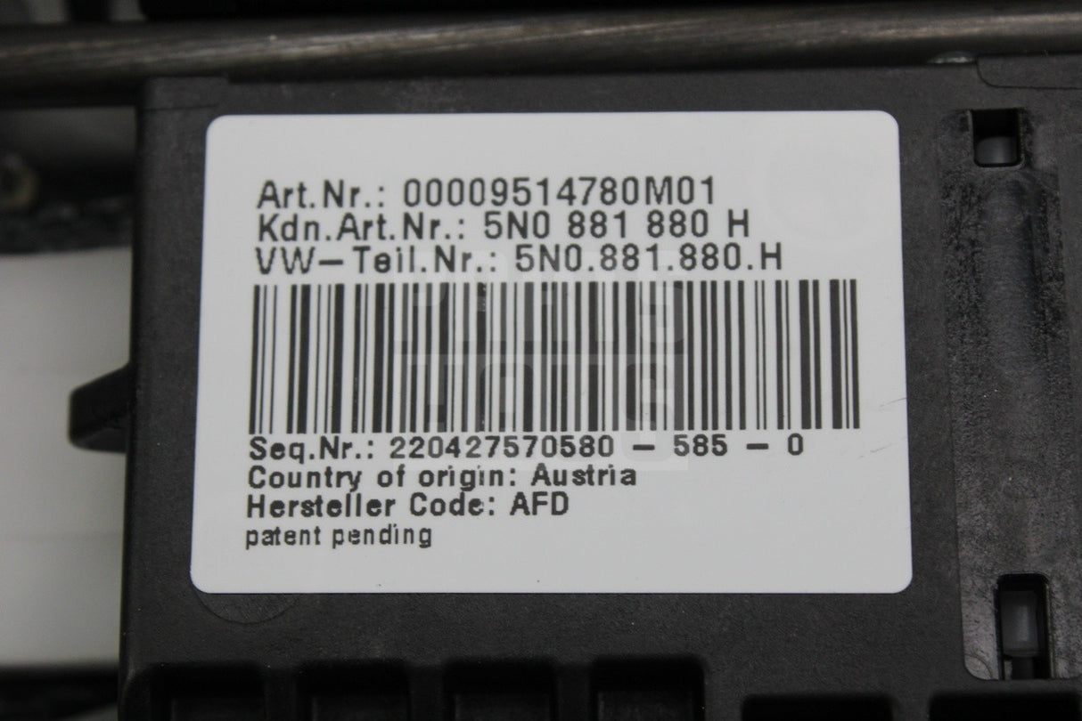 VW Golf Skoda Superb SEAT front seat lumbar adjustment motor 5N0881880H