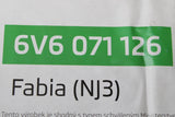 Skoda Fabia 2015-2023 accessory roof bars (hatchback) 6V6071126