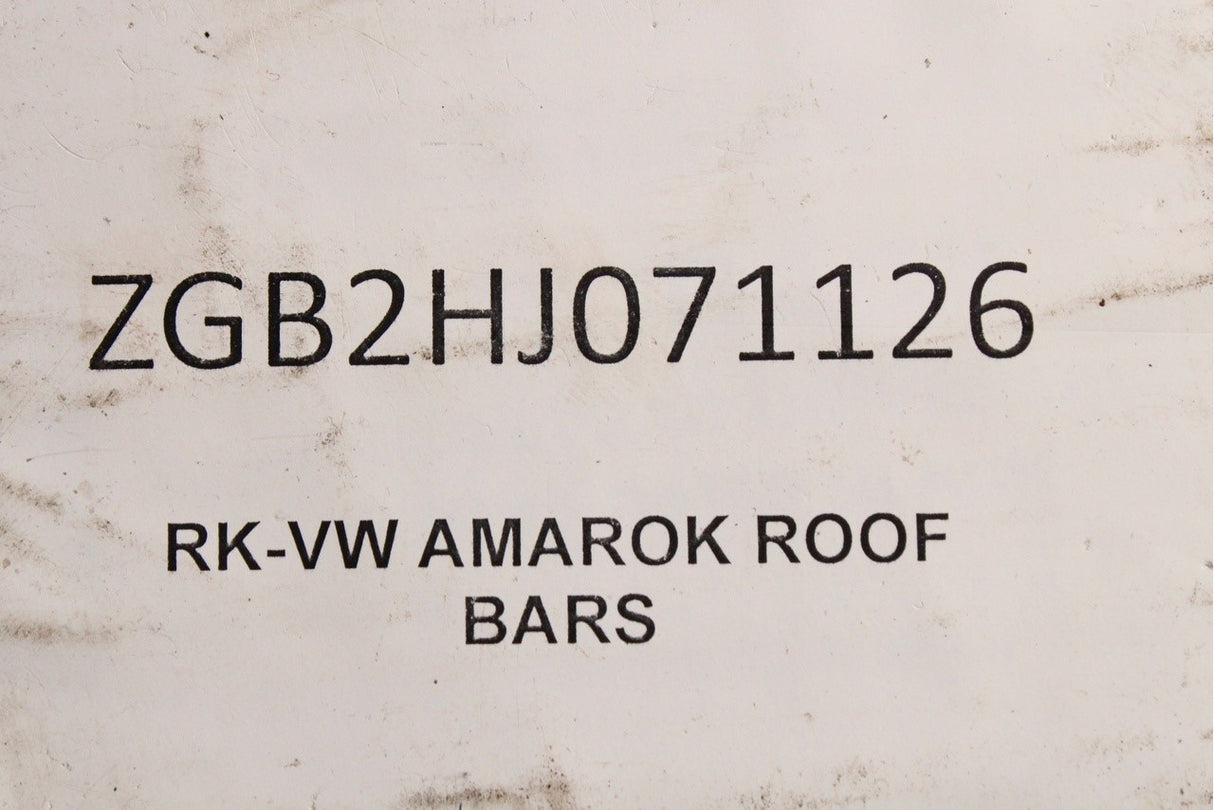 VW Amarok 2023-on accessory roof bars set ZGB2HJ071126