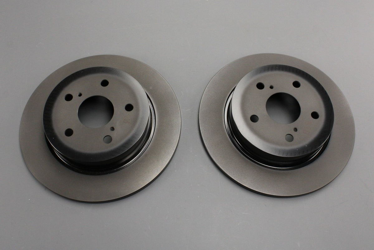 Toyota C-HR 2016-on rear brake discs (x2) 42431-F4020, view 1