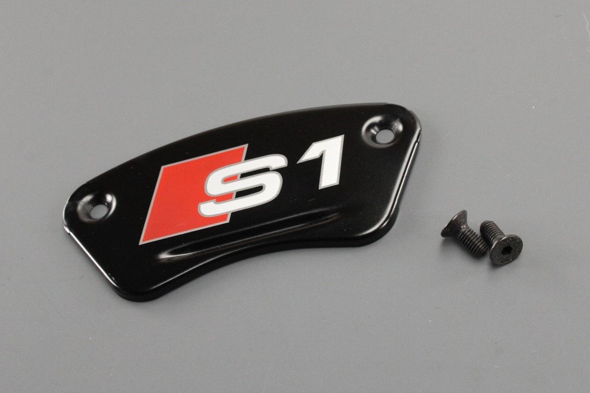 Audi S1 2015-18 front brake caliper trim "S1" (x1) 8X0698221