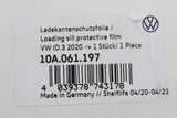 VW ID.3 2020-on rear bumper scratch protection film (clear) 10A061197