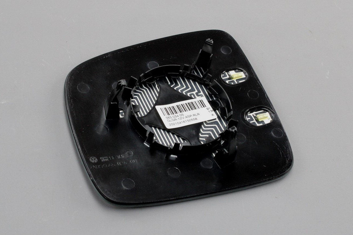 VW Transporter T5 Caddy 03-15 heated mirror glass (right-RHD) 7H2857522N