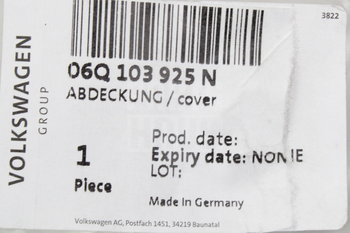 VW Audi Skoda SEAT 2.0 TSI TFSI engine cover 06Q103925N