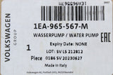 VW ID.4 Audi Q4 e-tron Skoda CUPRA auxiliary coolant pump 1EA965567M