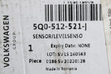 VW Audi Skoda SEAT CUPRA rear headlight level sensor with poles (left) 5Q0512521J