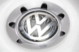 VW Fox 2005-12 14" Wheel trim ring bright chrome effect 6Q0601147M YSW