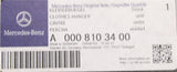 Mercedes-Benz travel headrest coat hanger A0008103400