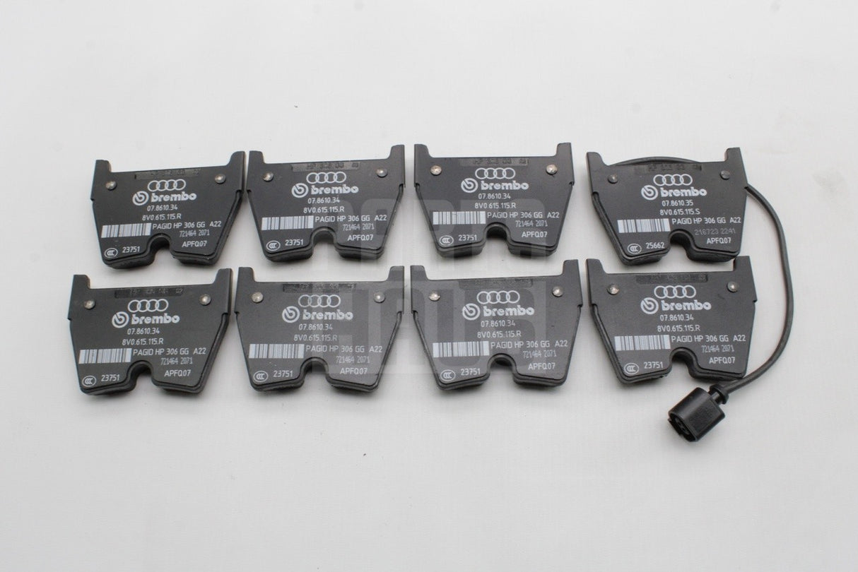 Audi TTRS 2017-2024 front brembo brake pads (370mm) 8V0698151P