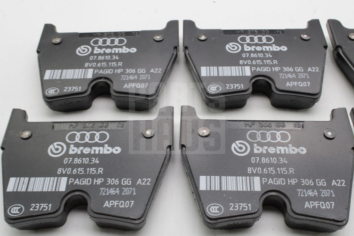 Audi TTRS 2017-2024 front brembo brake pads (370mm) 8V0698151P
