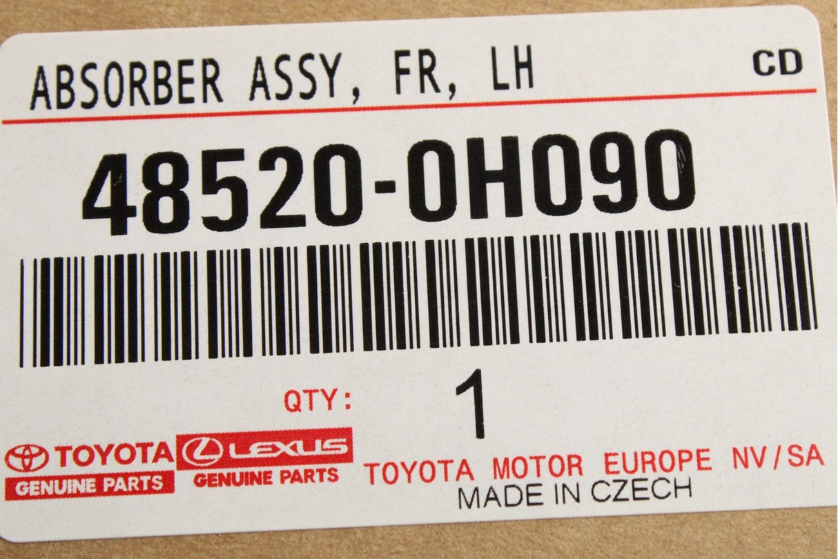 Toyota Aygo X 2022-on front shock absorber (left) 48520-0H090
