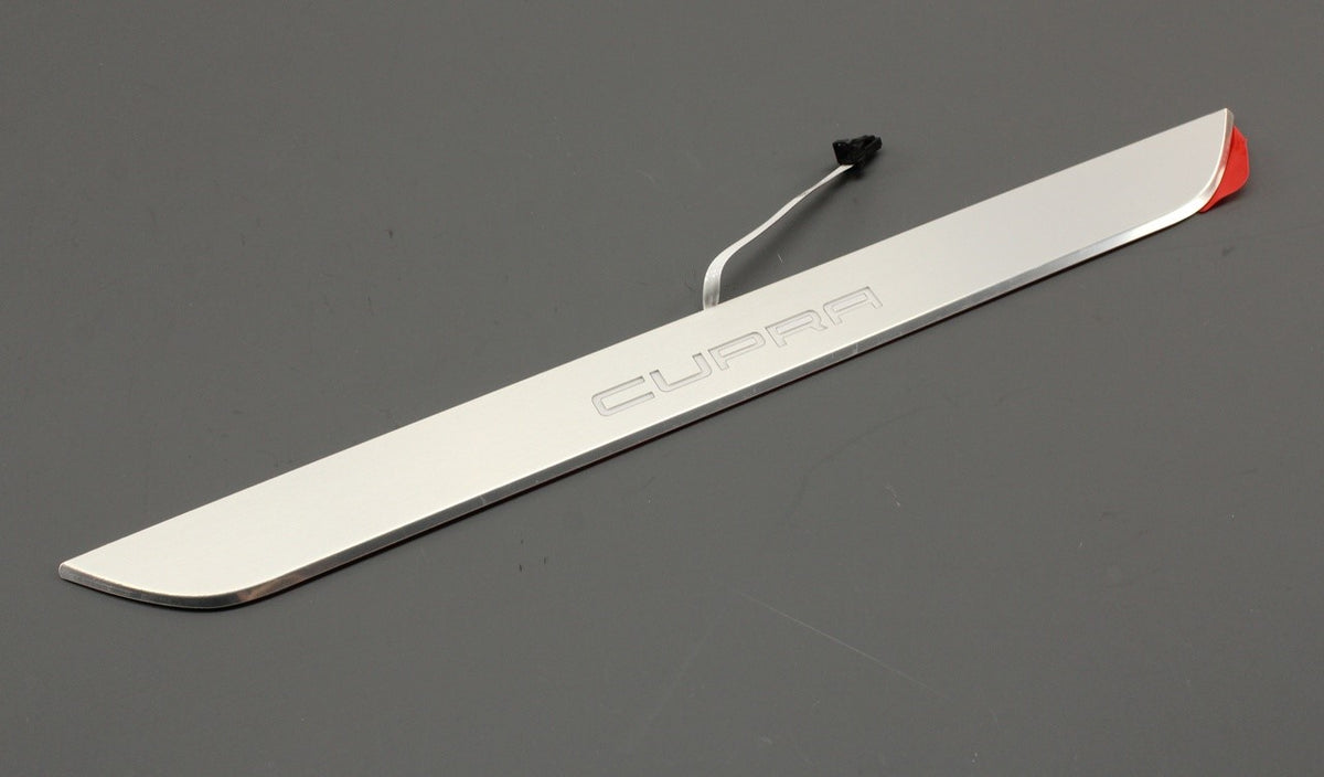 Cupra Formentor Leon Ateca front illuminated sill trim strip 5F4947417D, view 1