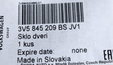 Skoda Superb 15-On Rear quarter window and seal (Left) 3V5845209BS JV1