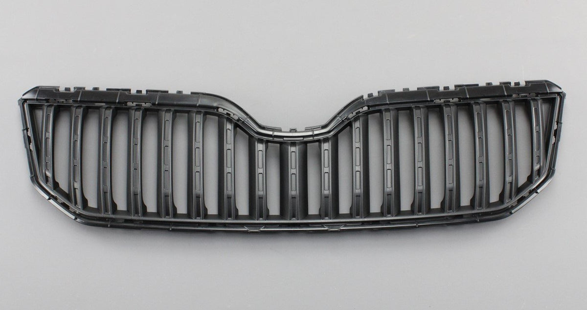 Skoda Yeti 2014-2018 Front radiator grille (Satin Black) 5L0853668A 9B9, view 1
