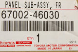 Lexus RZ450E 2023-on primed door panel (front left) 67002-46030