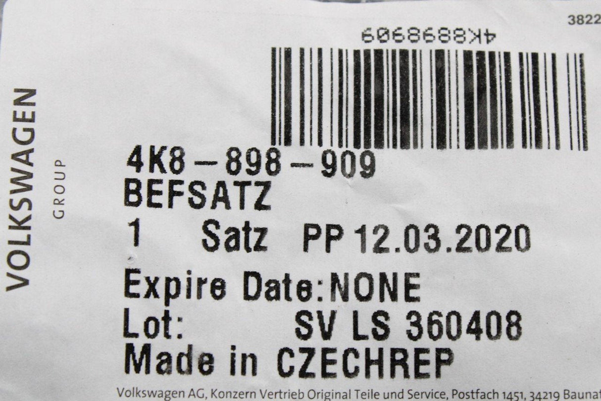 Audi RS6 RS7 2019-on side skirt trim clip set 4K8898909