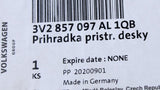 Skoda Superb 2015-On Glove box compartment (Satin Black) 3V2857097AL 1QB