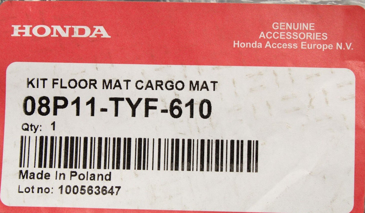 Honda E cargo mat (rear) 08P11-TYF-610