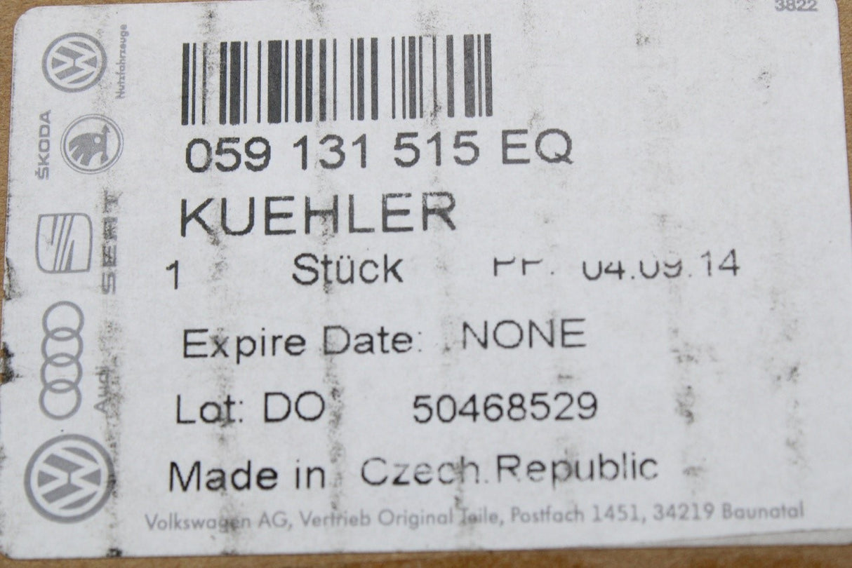 Audi A6 2011-14 A7 2011-14 Q5 2013-17 3.0 TDI EGR cooler 059131515EQ
