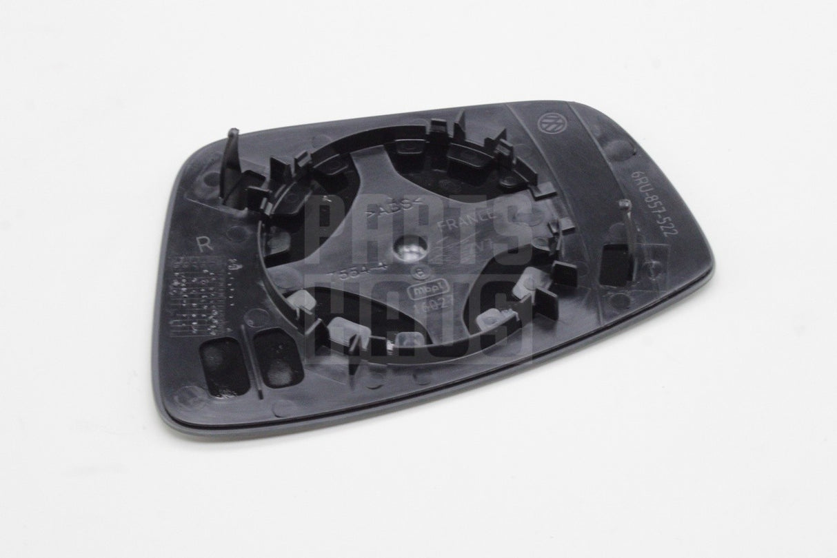 VW Up 2012-16 Skoda Citigo SEAT Mii wing mirror glass (right) 6RU857522