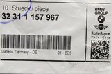 BMW steering lock security sheer bolts (x2) 32311157967