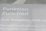 Audi TT TTS TTRS 2015-24 R8 Q2 navigation activation document 8S0063192A