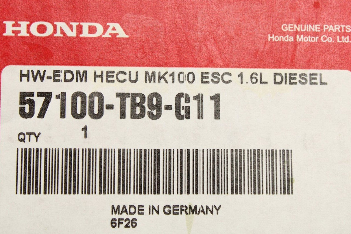 Honda Civic ABS hydraulic unit 57100-TB9-G11