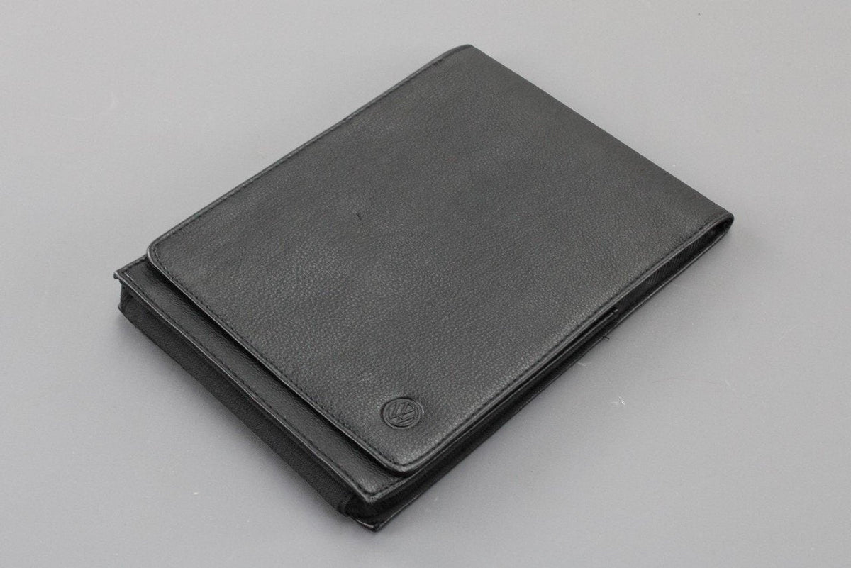 VW Volkswagen service owners manual booklet wallet in black M01557VW099, view 1