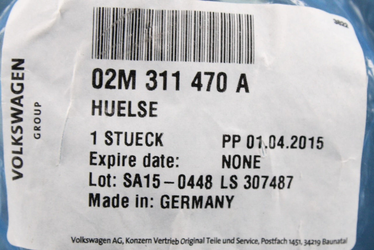VW Audi Skoda SEAT 6 speed manual gearbox spacer sleeve 02M311470A