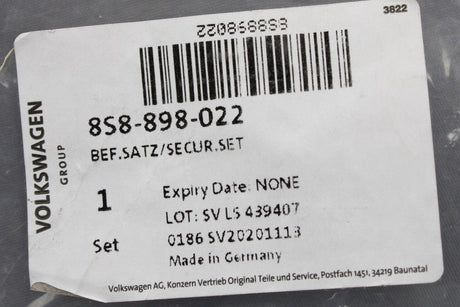 Audi A4 A5 A6 A7 Q3 TT seat depth adjuster attachment parts 8S8898022