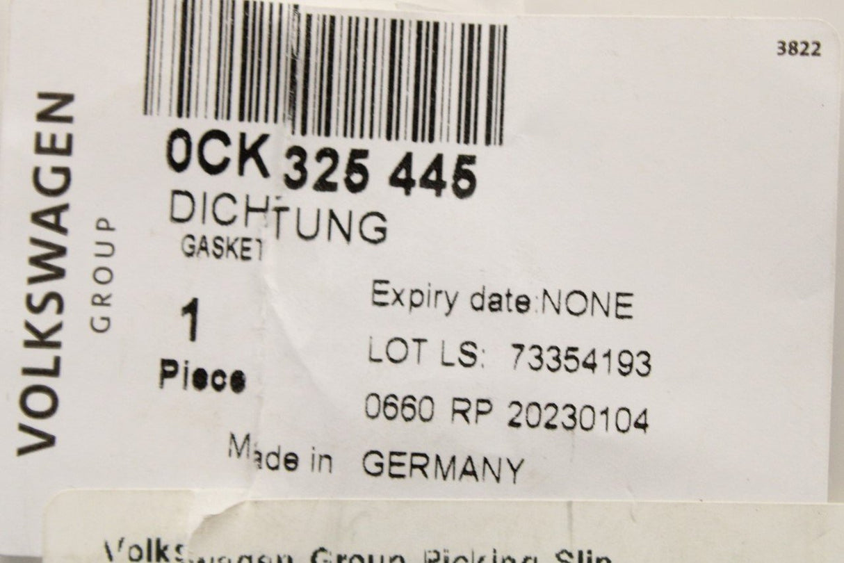 Audi A4 A5 A6 A7 Q5 mechatronic valve body seal 0CK325445