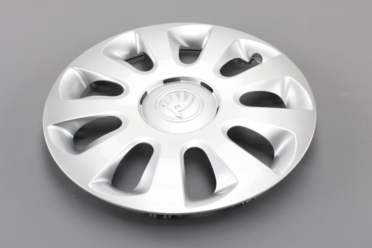 Skoda Citigo 2012-2020 14" Wheel trim ring Silver (x1) 1ST601147A 1ZX, view 1
