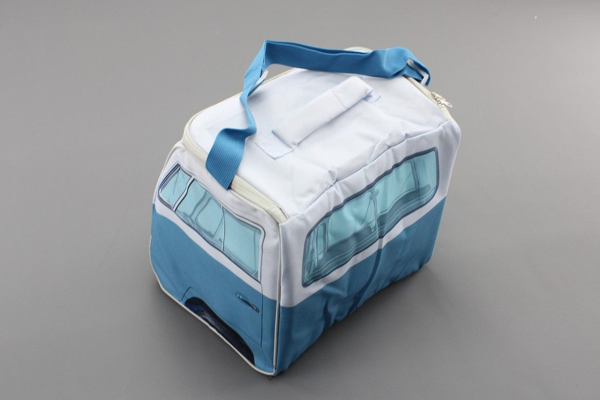VW Bus Bulli T1 portable cool bag box blue white 30 litres 1H1087311