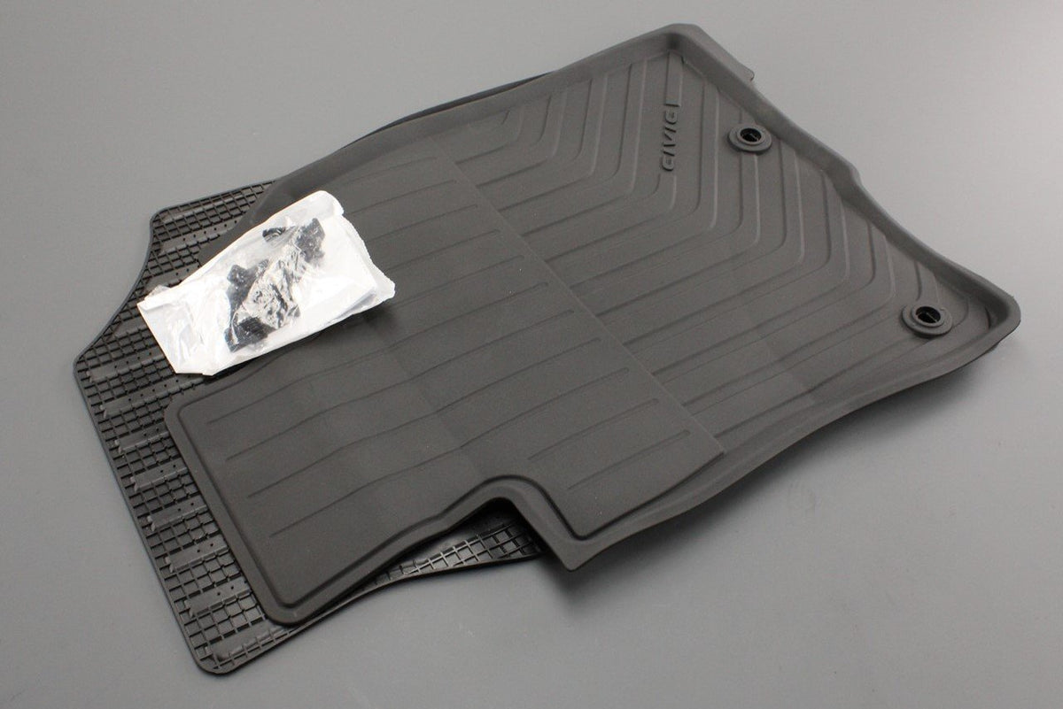 Honda Civic RHD all weather floor mats (front) 08P18-TEA-510A, view 1