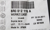 VW Polo 9N 6R Skoda Fabia SEAT Ibiza toolbox for spare wheel 6R0012115A