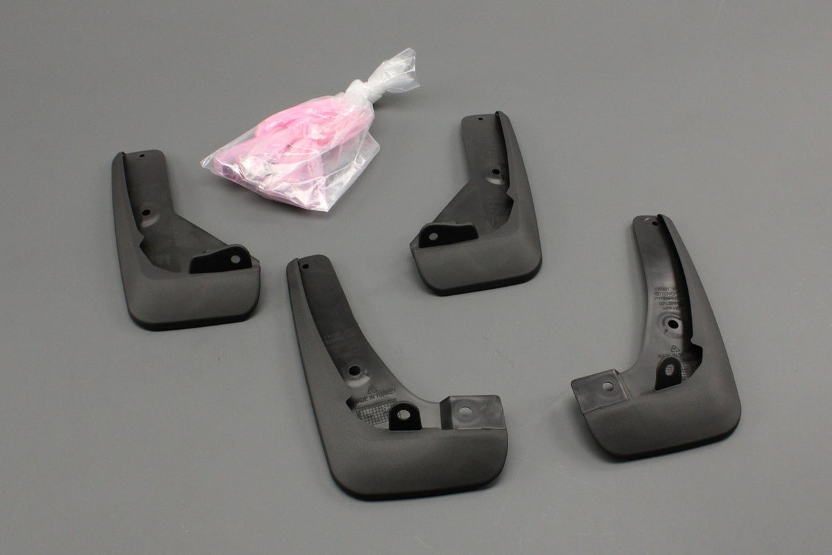 Toyota BZ4X 2022-on front and rear mud flap set PW389-42000, view 1