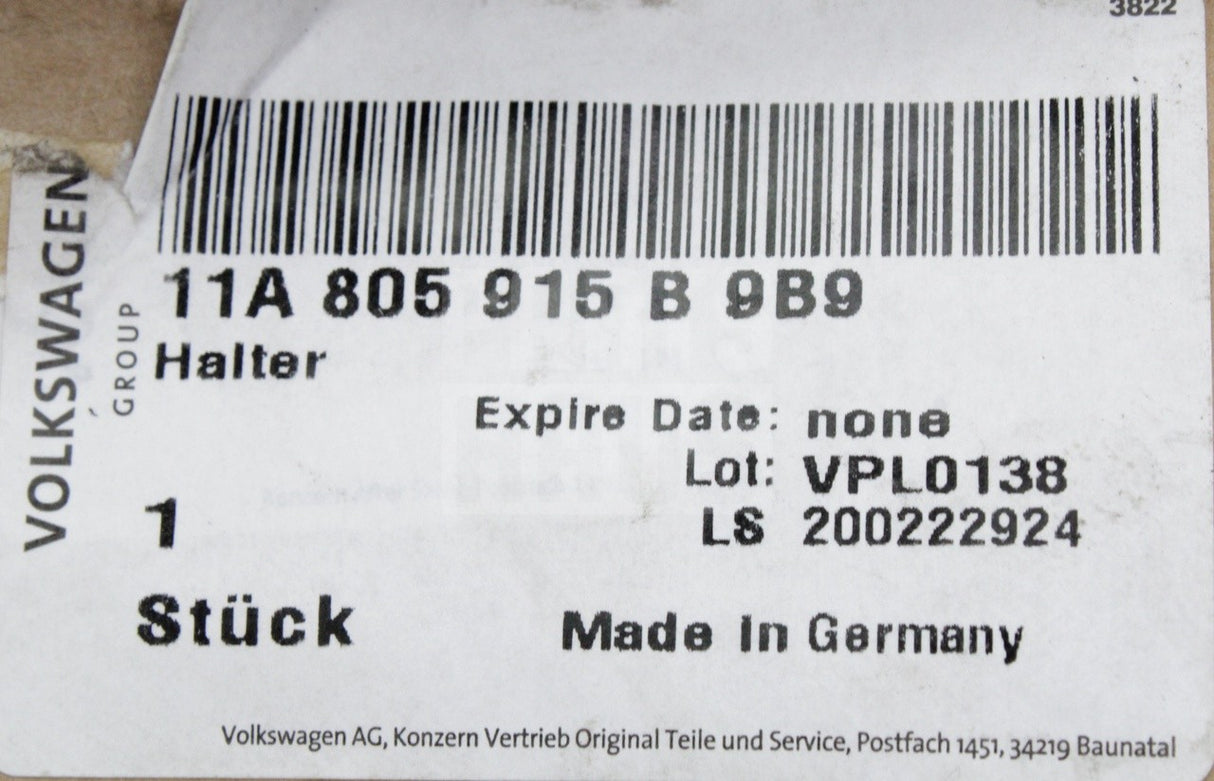 VW ID.4 ID.5 2021-on lower front bumper spoiler trim 11A805915B 9B9