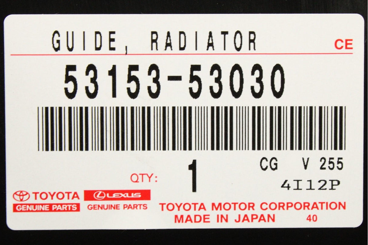 Lexus IS 2013-on front radiator grille air guide (right) 53153-53030