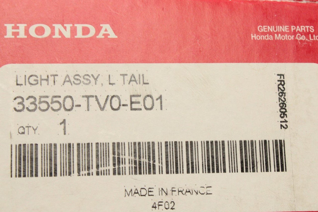 Honda Civic 5 door tail light (rear left) 33550-TV0-E01