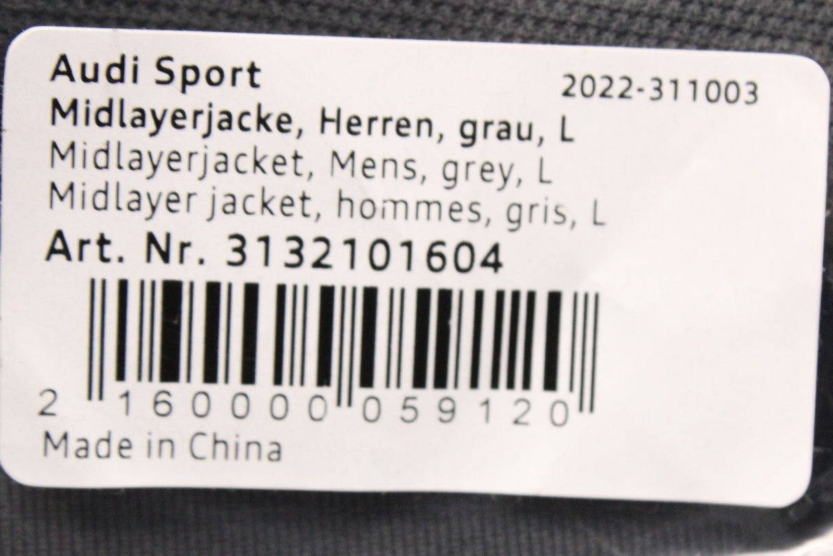 Audi Sport mid-layer jacket (Large) 3132101604
