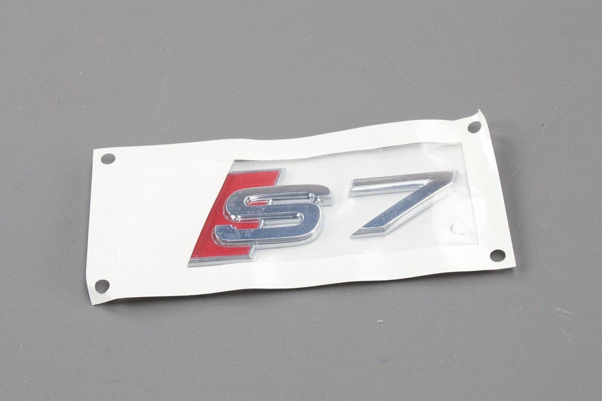 Audi S7 2011-on rear boot lid tailgate lettering badge 4G8853735 2ZZ, view 1