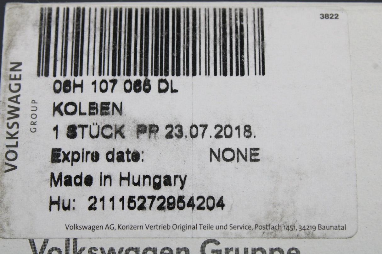 VW Audi Skoda SEAT 2009- 2018 1.8 TFSI pistons and conrods set 06H198399