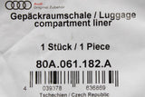 Audi Q5 2019-on TFSI-e boot liner luggage compartment tray 80A061182A