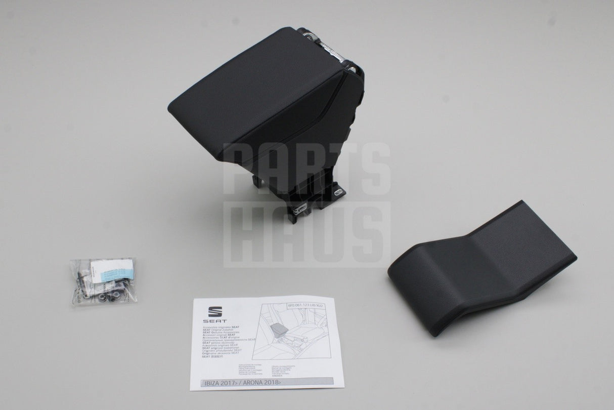 SEAT Ibiza 18-on Arona 18-on leather armrest retro-fit kit 6F0061123 XU2