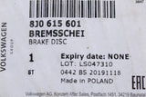 Audi TT 8J MK2 2007-14 brake discs pair (rear) 286x12mm 8J0615601
