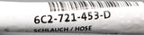 VW Polo Audi A1 Skoda SEAT clutch master cyl hose (269mm) 6C2721453D