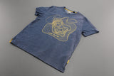 Land Rover Men's relief map t-shirt (XL) LGTM457NVF
